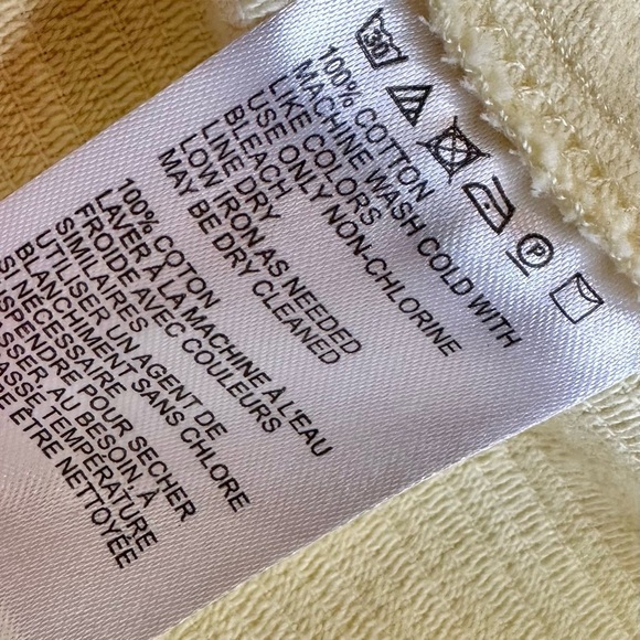 NWT Urban Outfitters BDG Pastel Yellow Corduroy Trucker Jacket - Picture 6 of 10